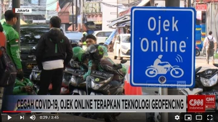 Ojek Online Terapkan Teknologi Geofencing untuk Cegah Penyebaran Covid-19