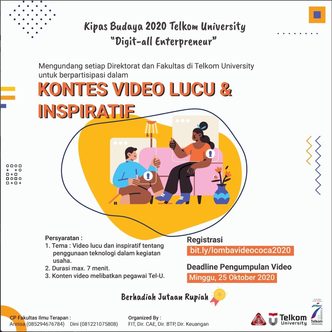 Kipas Budaya 2020 Telkom University “Digit-all Enterpreneur” Kipas Budaya 2020 Telkom University “Digit-all Enterpreneur”