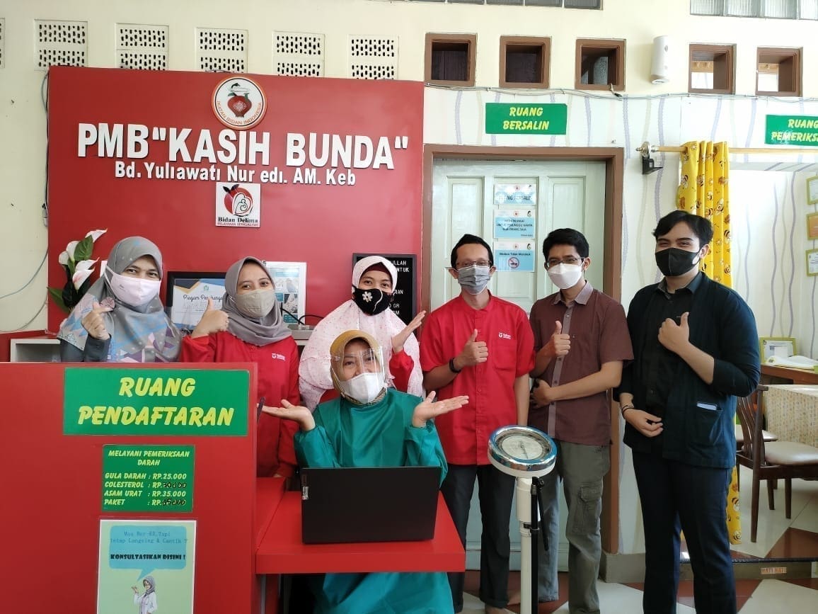 Abdimas: APLIKASI PENCATATAN PELAYANAN KEBIDANAN  DAN LAPORAN KEUANGAN BERBASIS PHP SERTA MONITORING SISTEM KEAMANAN DI KLINIK PRAKTIK MANDIRI BIDAN (PMB) KASIH BUNDA, BOJONGSOANG, BANDUNG