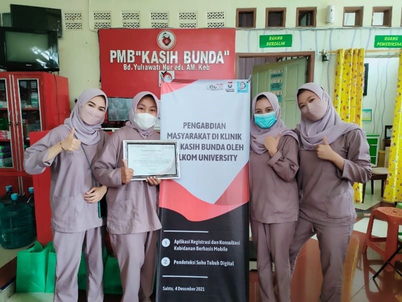 Pengembangan Aplikasi Registrasi Dan Konsultasi Kebidanan Berbasis Mobile, Serta Pendeteksi Suhu Tubuh Digital Di Klinik Praktik Mandiri Bidan (PMB) Kasih Bunda, Bojongsoang Bandung