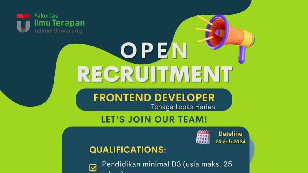 Open Recruitment Frontend Developer Open Recruitment Frontend Developer