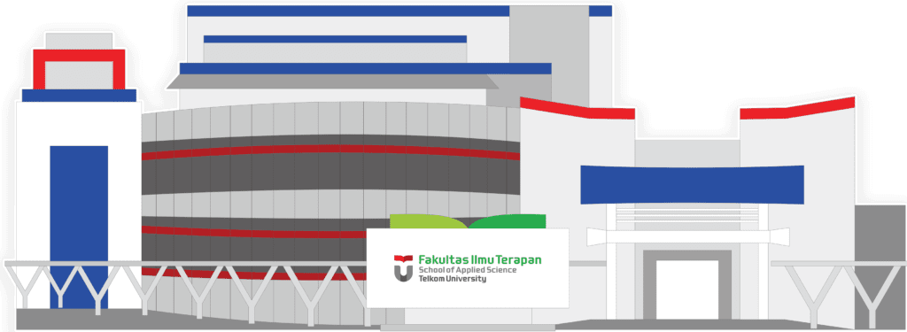 Gedung FIT Cartoon Gedung Fakultas Ilmu Terapan Universitas Telkom